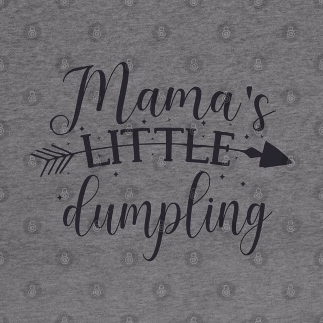 Mama's Little Dumpling cute baby shower toddler gift by BoogieCreates